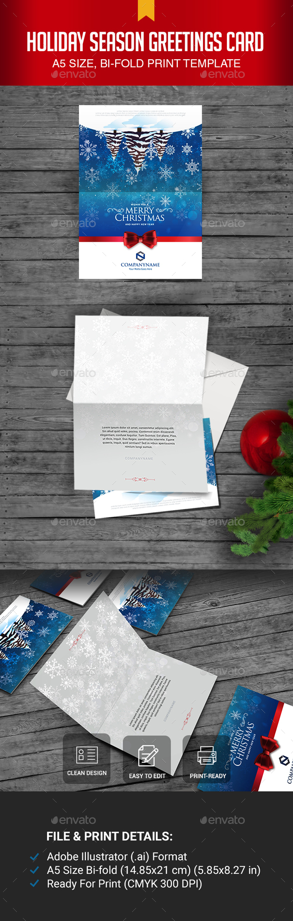 GraphicRiver Holiday Season Greetings Card 21075996 GraphicRiver Holiday Season Greetings Card 21075996