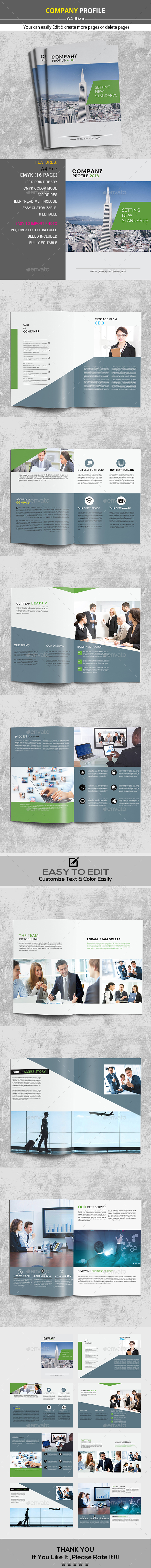 Company Profile Template - Corporate Brochures