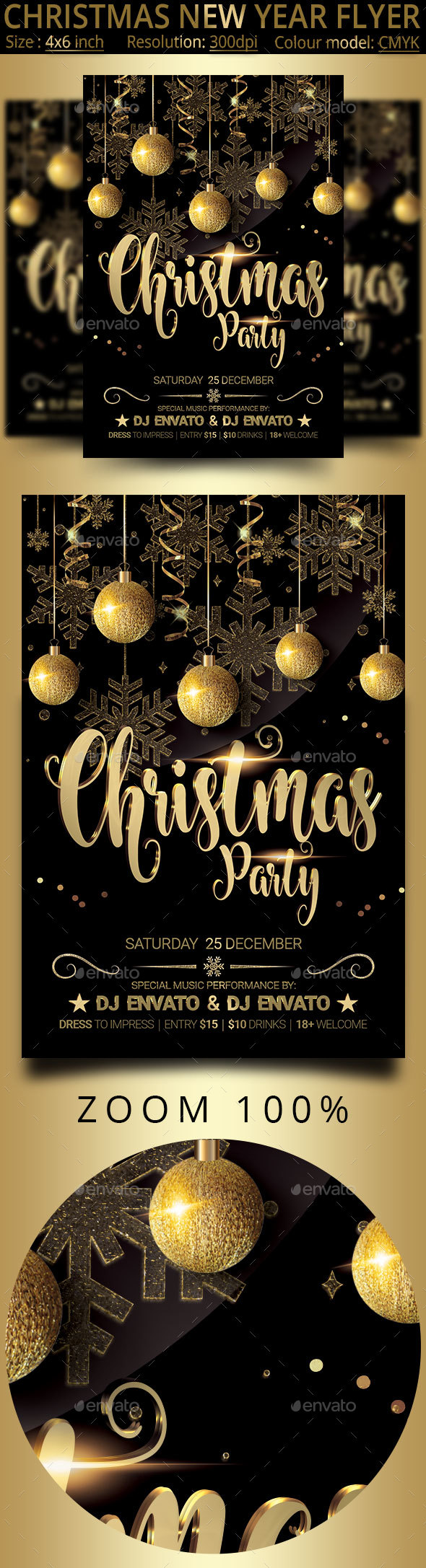 GraphicRiver Christmas New Year Party Flyer 21076299 GraphicRiver Christmas New Year Party Flyer 21076299