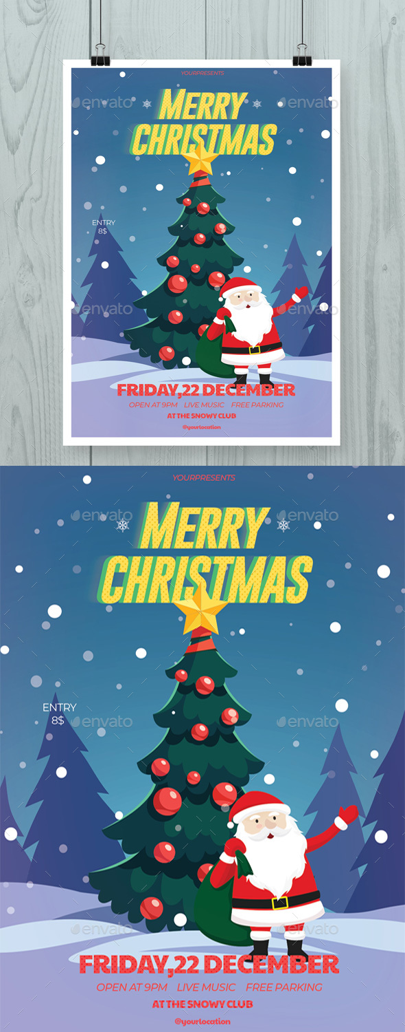 Christmas Party Flyer - Clubs & Parties Events
