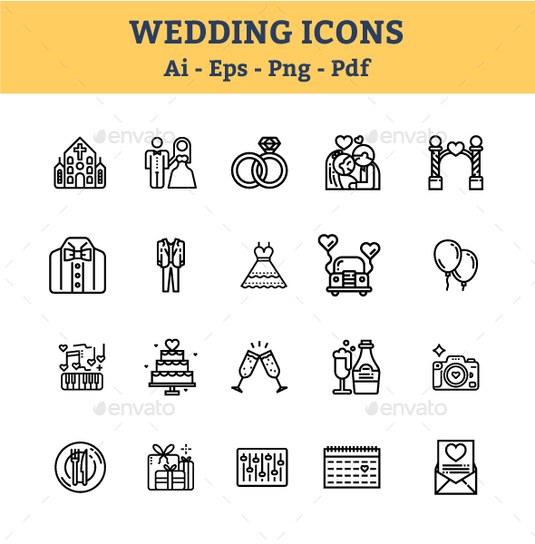 Wedding Icons - Icons