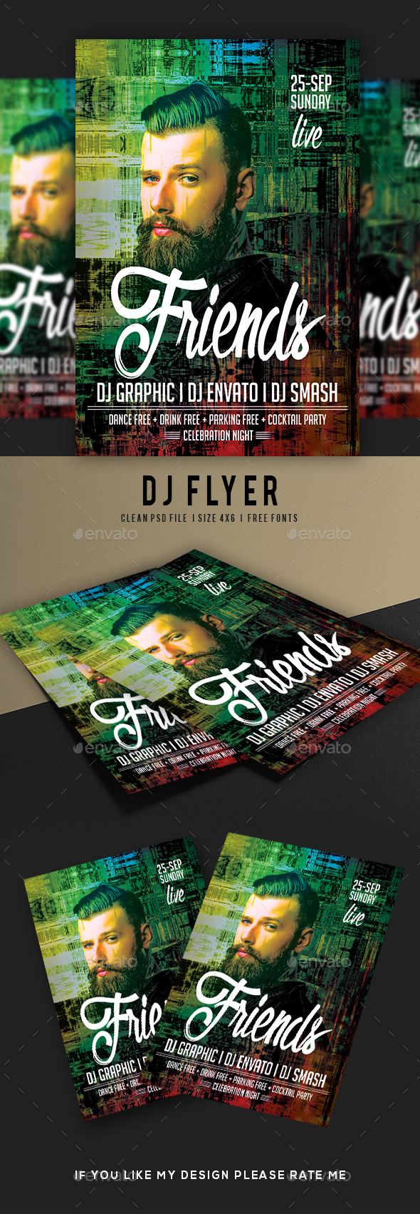 GraphicRiver DJ Flyer 21077249 GraphicRiver DJ Flyer 21077249