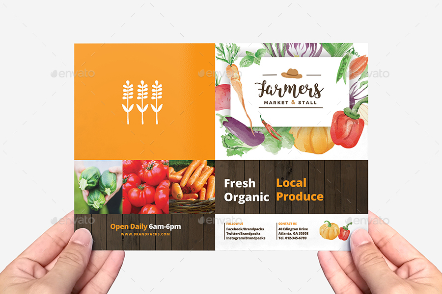 Farmers Market Flyer Template Vol.2, Print Templates | GraphicRiver