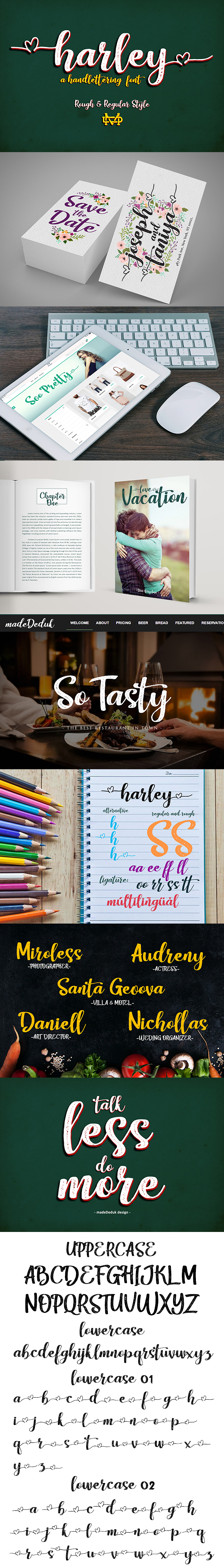 Harley Script - Script Fonts