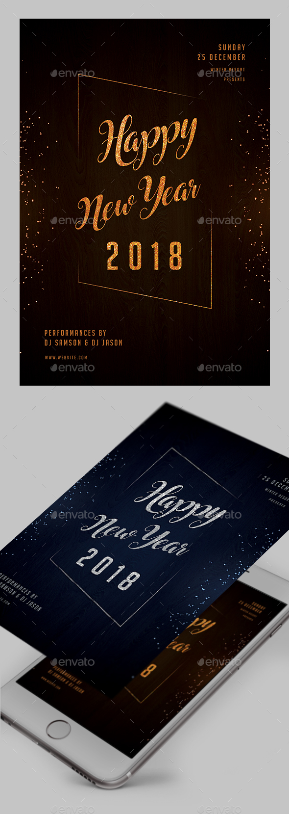 New Year Flyer - Clubs & Parties Events