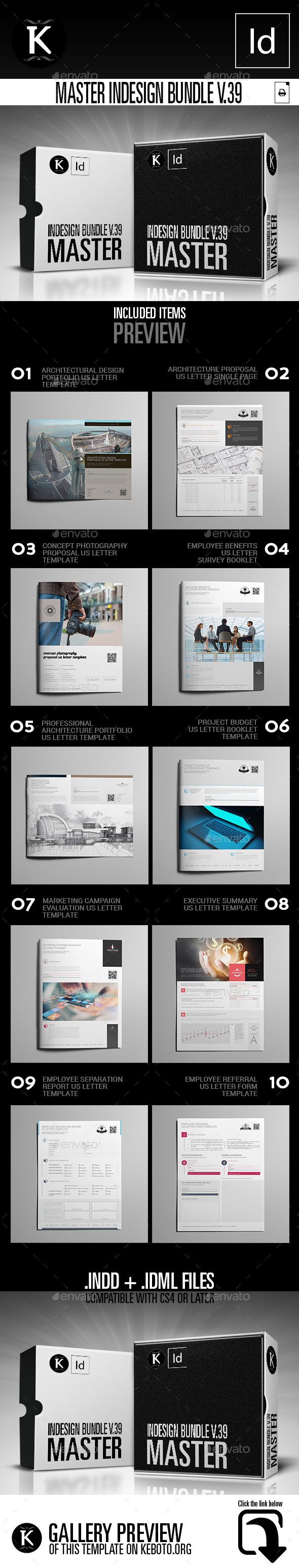 Master inDesign Bundle v.39 - Miscellaneous Print Templates