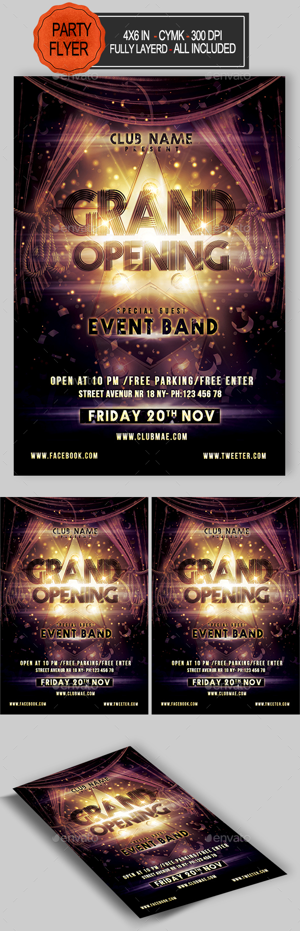 GraphicRiver Grand Opening Flyer 21078936 GraphicRiver Grand Opening Flyer 21078936