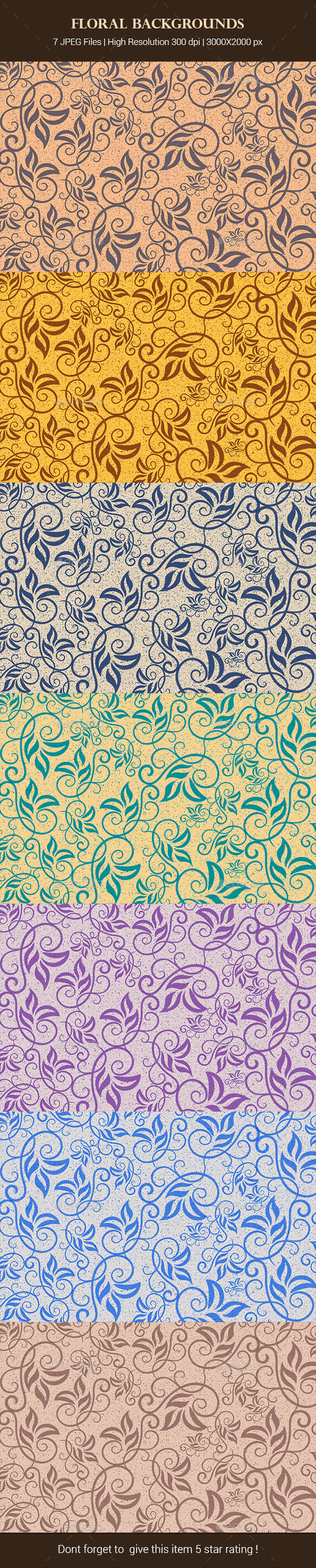 GraphicRiver Floral Backgrounds 21080179 GraphicRiver Floral Backgrounds 21080179