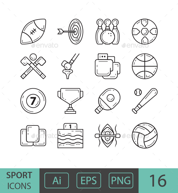 GraphicRiver Sport Icons 21080642