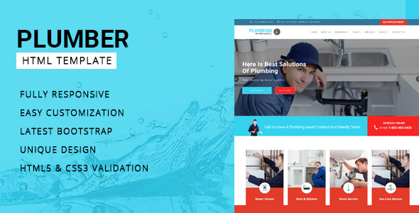 Plumber - Company - ThemeForest 19589531