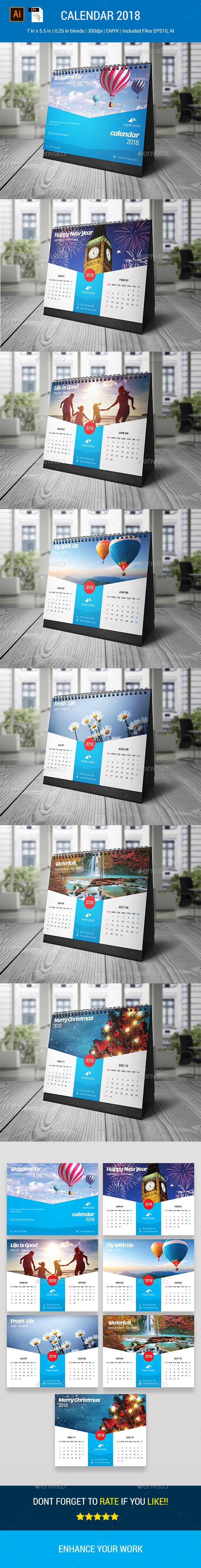 Calendar 2018 - Calendars Stationery