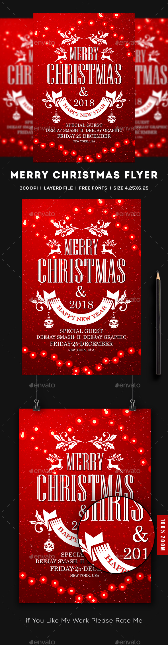 GraphicRiver Christmas Flyer 21081319 GraphicRiver Christmas Flyer 21081319