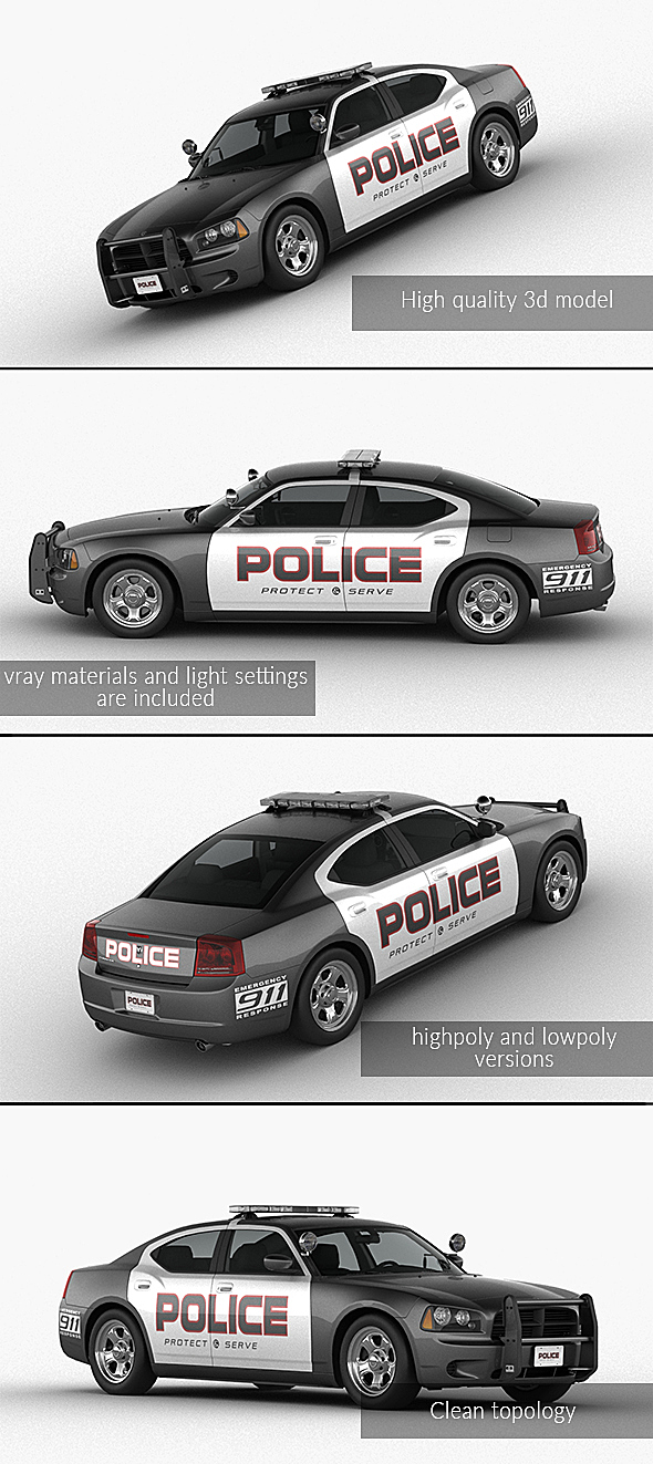 3DOcean Dodge §³harger Police 21081897 3DOcean Dodge §³harger Police 21081897