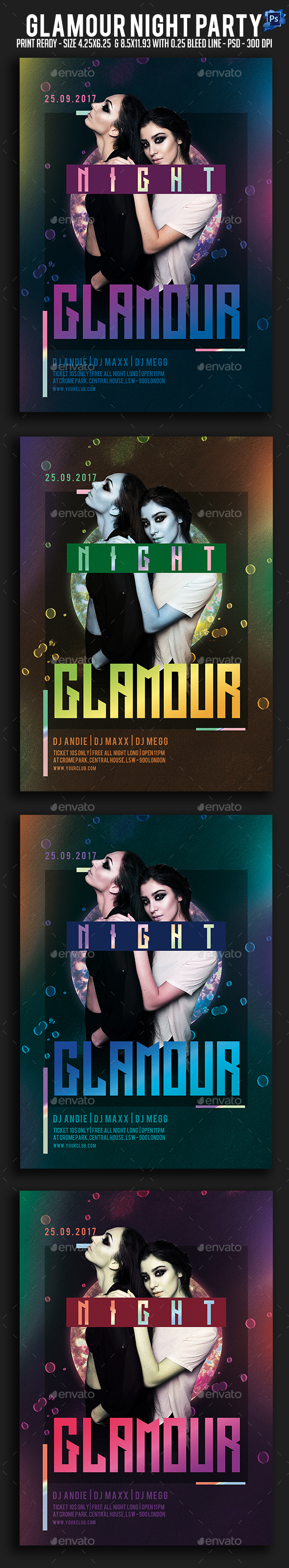 GraphicRiver Glamour Night Party Flyer 21082901 GraphicRiver Glamour Night Party Flyer 21082901