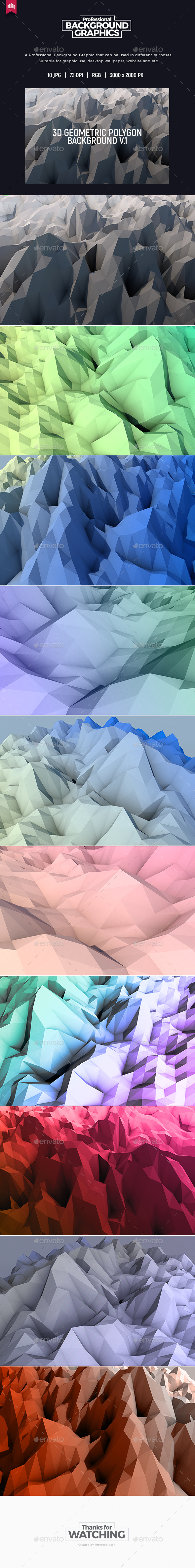 GraphicRiver 3D Geometric Polygon V.1 21082909 GraphicRiver 3D Geometric Polygon V.1 21082909