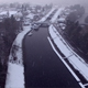 Aerial over River while Snowing in Scotland - VideoHive Item for Sale