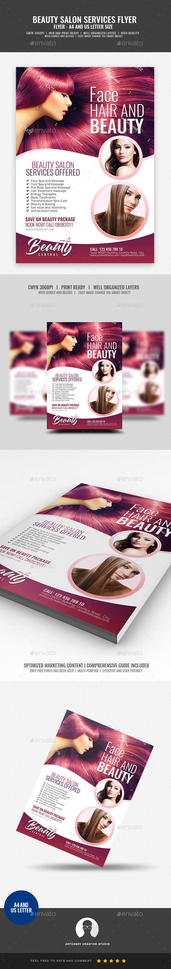 GraphicRiver Beauty Parlor and Spa Flyer 21083617 GraphicRiver Beauty Parlor and Spa Flyer 21083617
