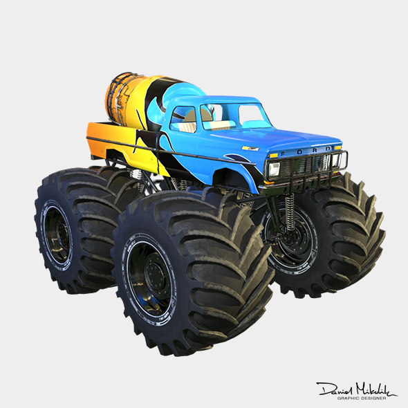 Monster Truck Bigfoot - 3Docean 21083678