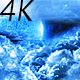 Flying Through Abstract Clouds with the Moon - VideoHive Item for Sale