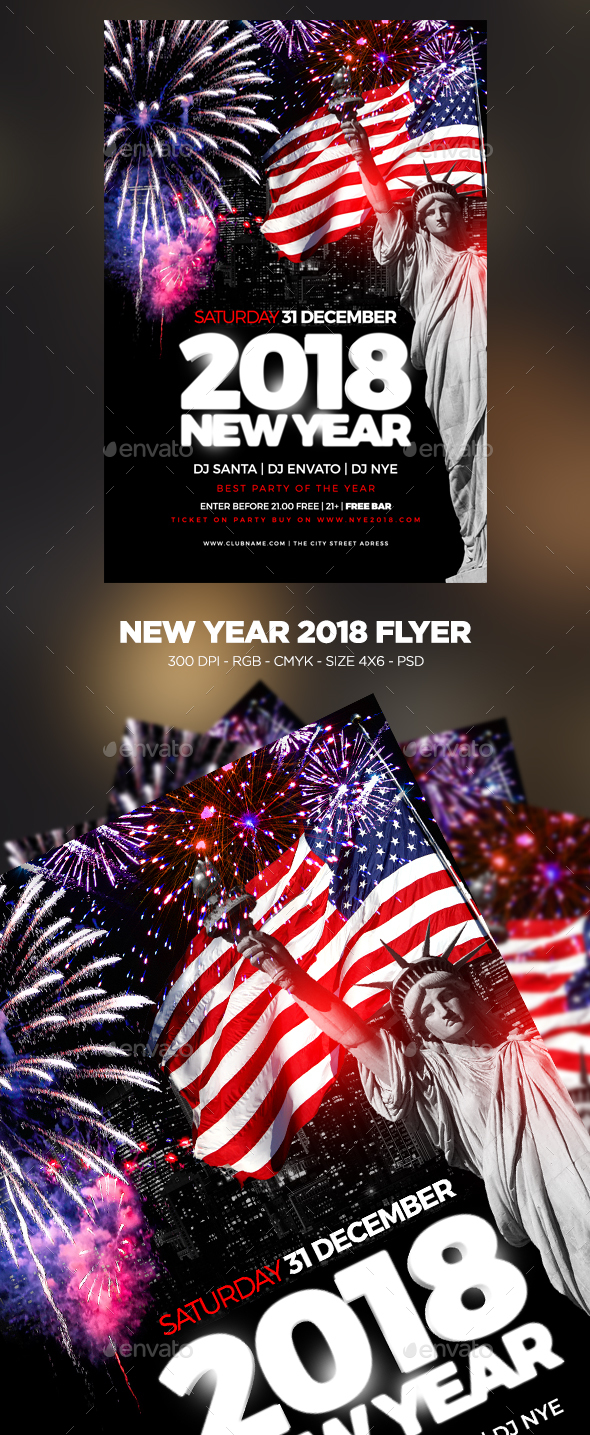 GraphicRiver New Year 2018 Flyer 21084773 GraphicRiver New Year 2018 Flyer 21084773