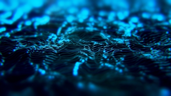 Blue Digital Futuristic Bokeh Sci-Fi alt