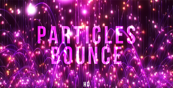 Purple Particles Bounce