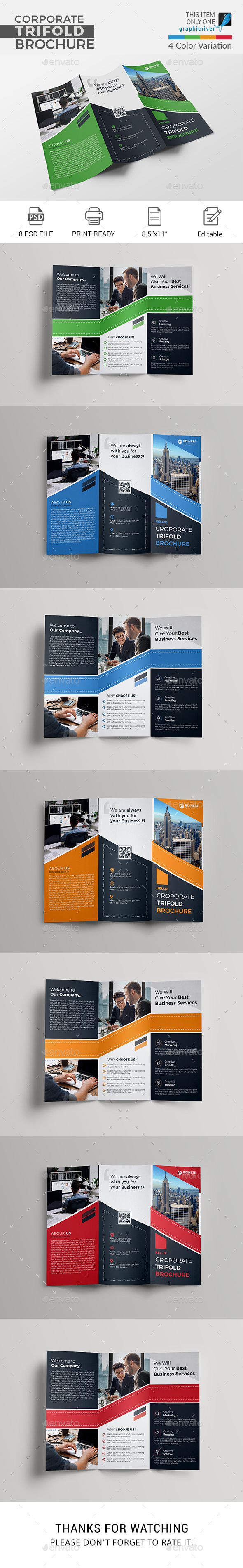GraphicRiver Trifold Brochure 21085865 GraphicRiver Trifold Brochure 21085865