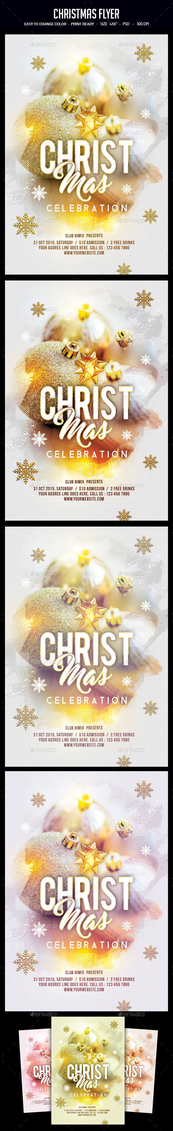 Christmas Flyer - Clubs & Parties Events