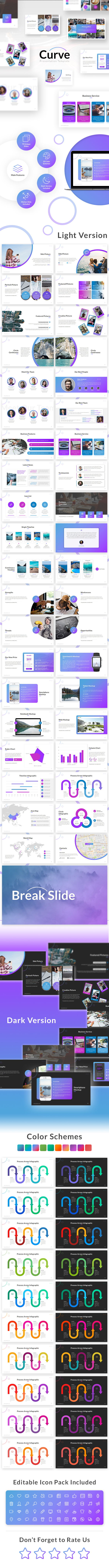 Curve - Creative Presentation Template - Business PowerPoint Templates