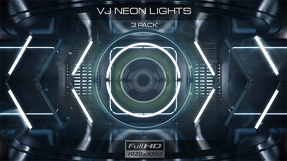VJ Neon Lights - 3 Pack