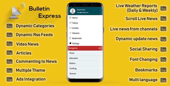 CodeCanyon MenorahBulletin Emerging News Mobile App with Ads 21087090 CodeCanyon MenorahBulletin Emerging News Mobile App with Ads 21087090