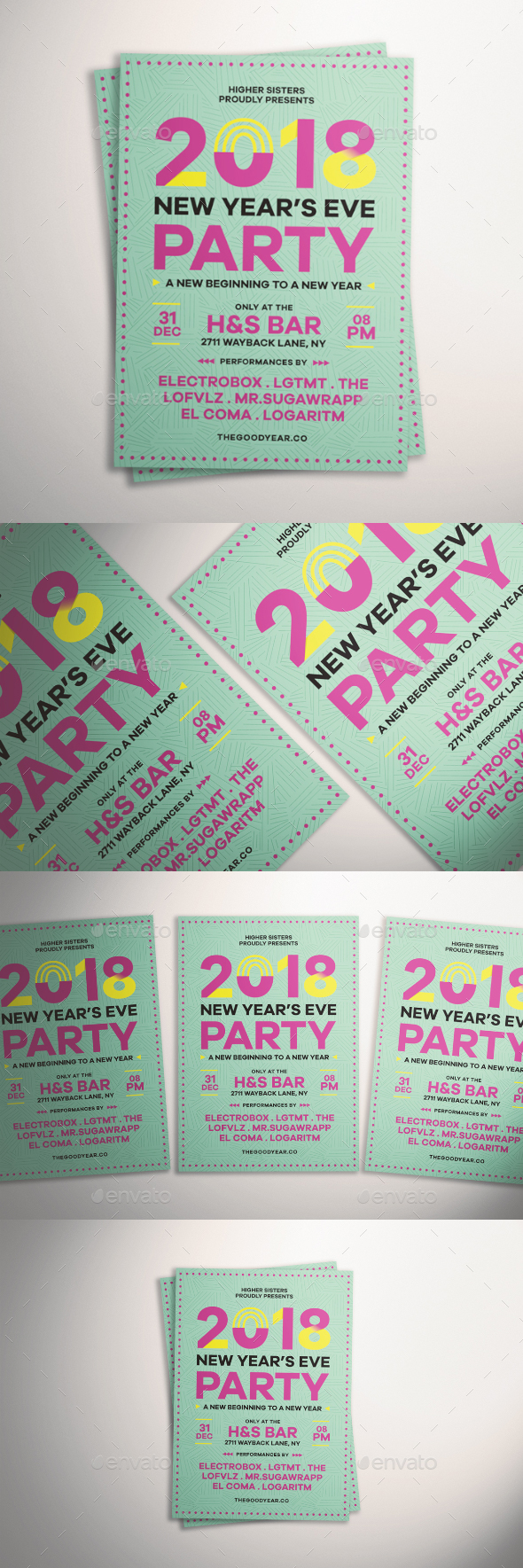 New Year's Eve Flyer - Events Flyers