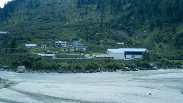 Holy River Ganges in Himalaya India