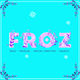 Froz Color Font - Christmas Winter Holiday Font