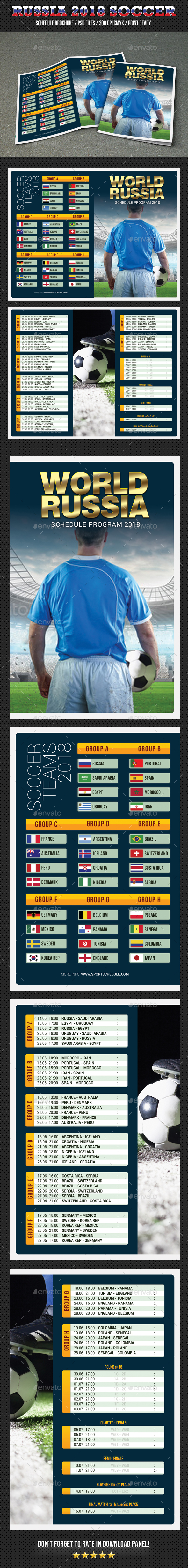 GraphicRiver World Soccer Cup Russia 2018 Schedule Brochure 21088825 GraphicRiver World Soccer Cup Russia 2018 Schedule Brochure 21088825