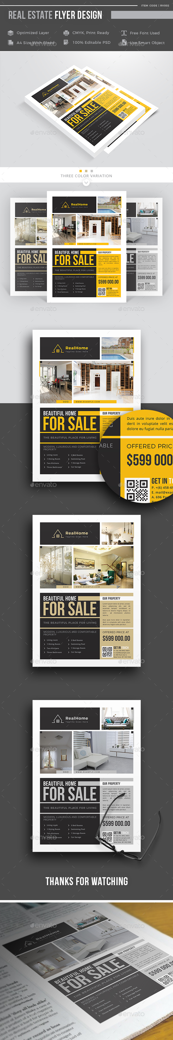 Real Estate Flyer - Flyers Print Templates