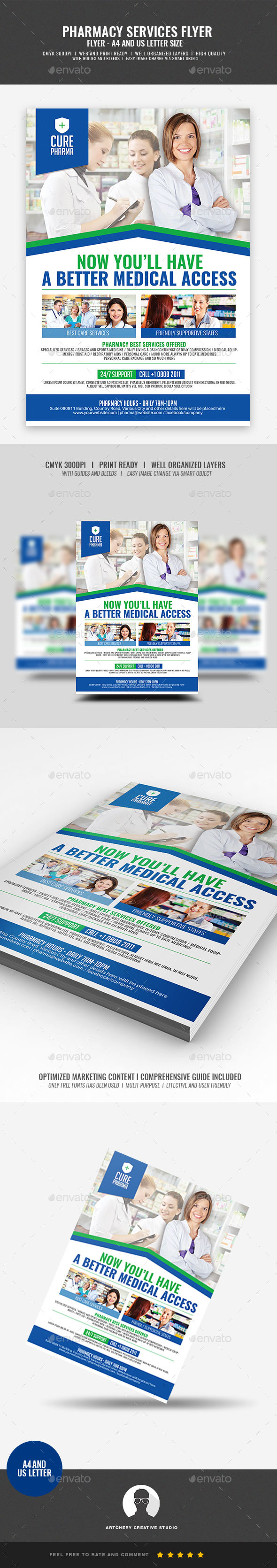 GraphicRiver Pharmacy Company Promotional Flyer 21089320 GraphicRiver Pharmacy Company Promotional Flyer 21089320