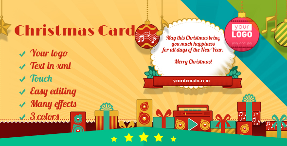 Christmas Card Retro - CodeCanyon 13888064