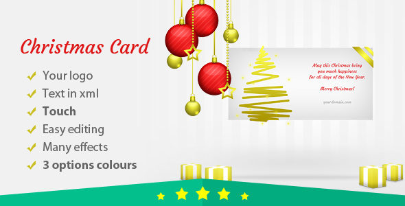 Christmas Card Elegant - CodeCanyon 6220019