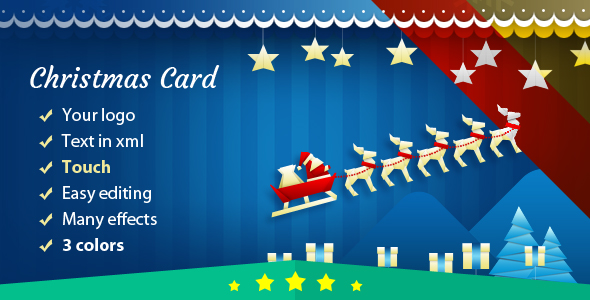 Christmas Card with - CodeCanyon 6077916