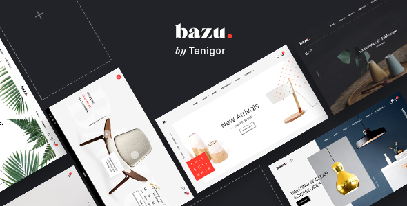 BAZU | Furniture Multi-Purpose Responsive eCommerce PSD Template - Retail PSD Templates
