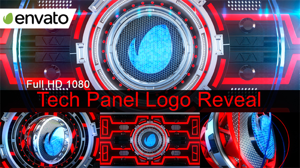 Tech Panel Logo Reveal
