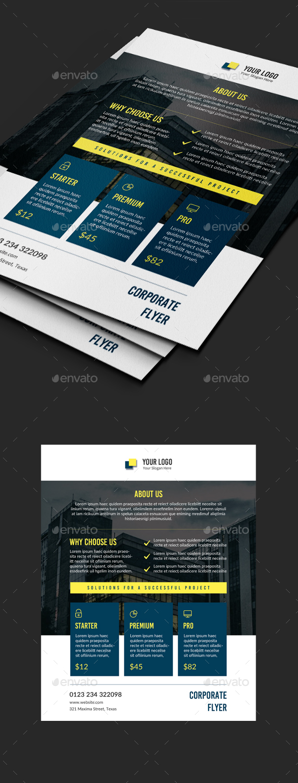 Multipurpose Flyer Price Designs - Corporate Flyers