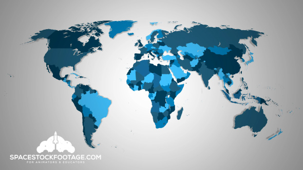 World Countries Combine B, Motion Graphics | VideoHive