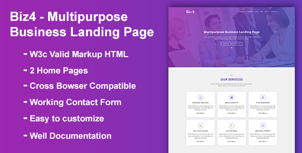 ThemeForest Biz4 Multipurpose Business Landing Page 21091518 ThemeForest Biz4 Multipurpose Business Landing Page 21091518