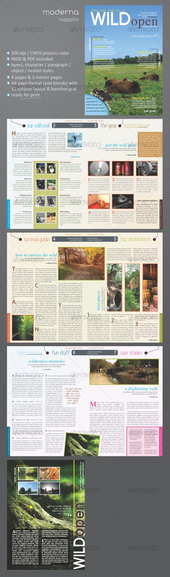 Moderna Magazine - Magazines Print Templates
