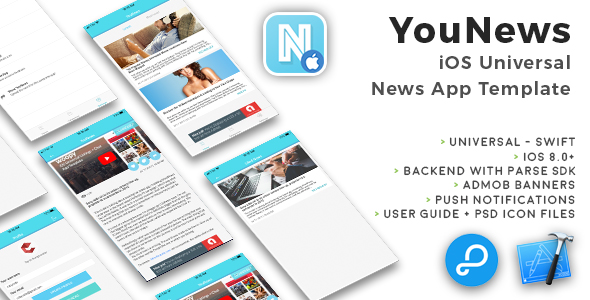 YouNews | iOS Universal News App Template (Swift)