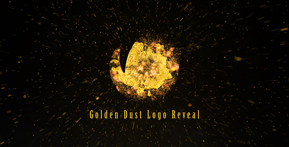 Golden Dust Logo - VideoHive 21092522