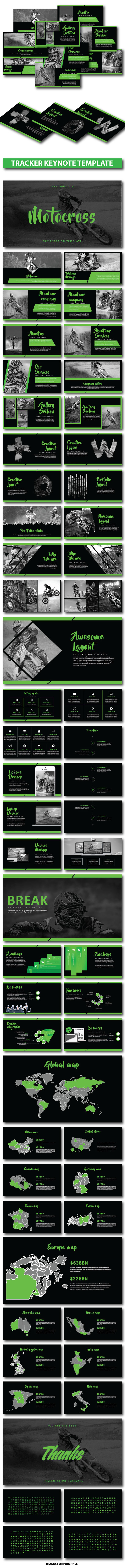 Tracker Keynote Presentation - Keynote Templates Presentation Templates