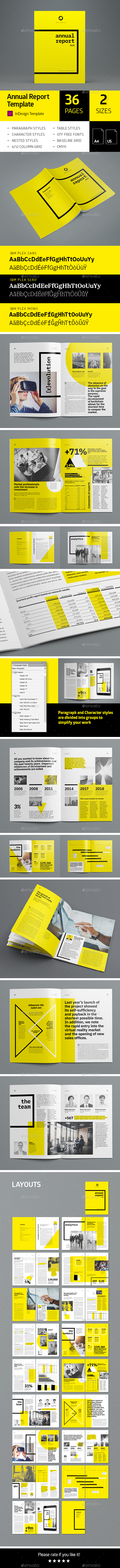 Annual Report 36 pages - Corporate Brochures